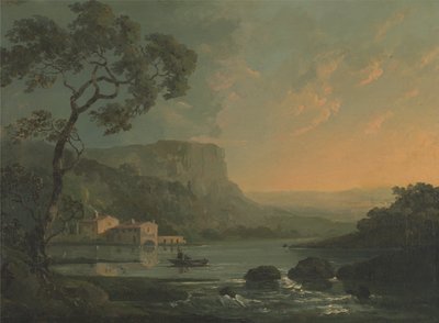 Landscape with Fishermen on a Lake by William Hodges